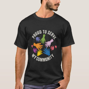 T-shirt Bénévoles Services communautaires Bénévoles de l'E