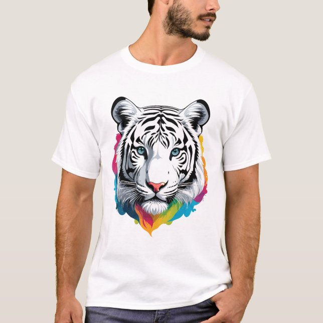 T-shirt Bengal White Tiger (Devant)