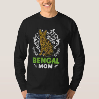T-shirt Bengale chat maman BENGAL MOM Chat propriétaire Be