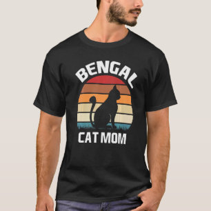 T-shirt Bengale Chat Maman Bengale Chat Costume de chat Be