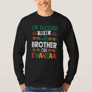 T-shirt Béni Avec Frère Sur Kwanzaa Fun African Americ