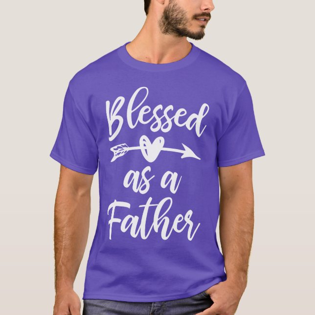 T-shirt Béni Comme Un Don De Père (Devant)