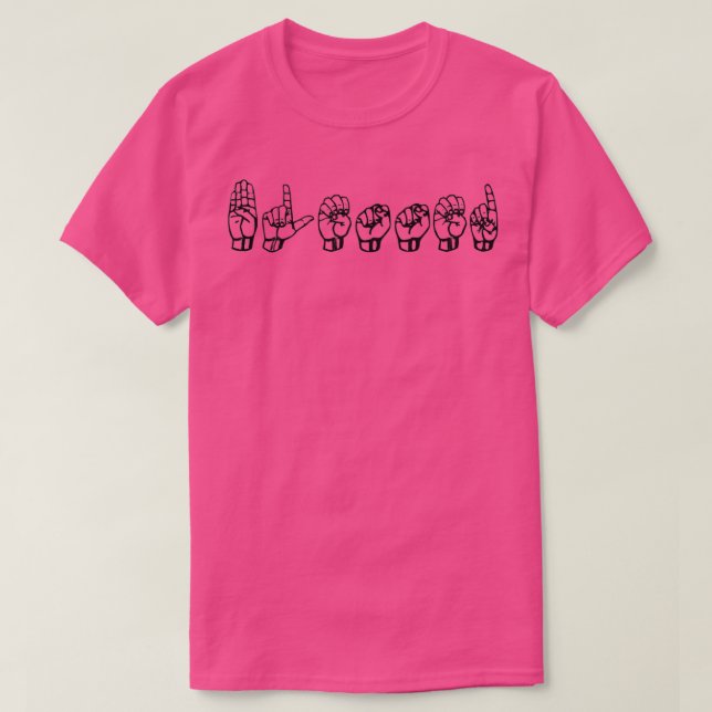T-shirt Béni dans ASL (Design devant)