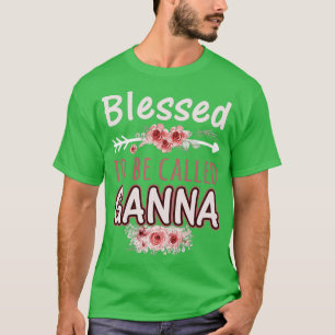 T-shirt Béni D'Être Appelé Ganna Belle Fleur Florale