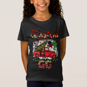 T-Shirt Béni D'Être Appelé Gigi Christmas Red Truck