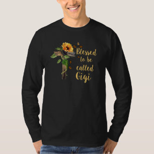 T-shirt Béni D'Être Appelé Gigi Mère Fête Tournesol