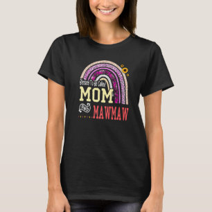 T-shirt Béni d'être appelé Maman et Mawmaw Mothers Day