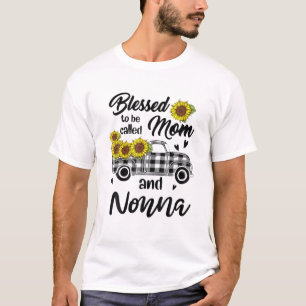T-shirt Béni D'Être Appelé Maman Et Nonna Da Mère Drôle