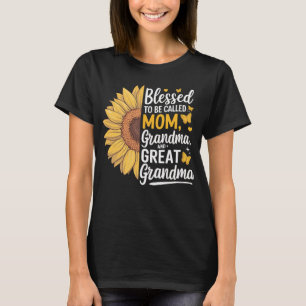 T-shirt Béni d'être appelé maman, grand-mère, grand-mère