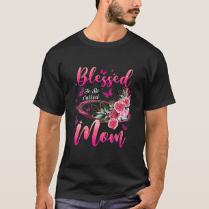 T-shirt Béni D'Être Appelé Maman Mignonne Fête Des Mères