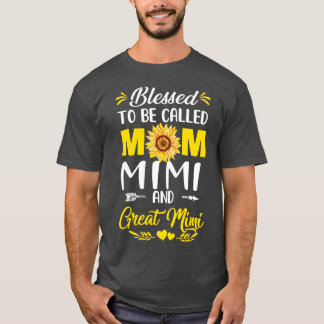 T-shirt Béni D'Être Appelé Maman Mimi Grandes Mères Mimi D