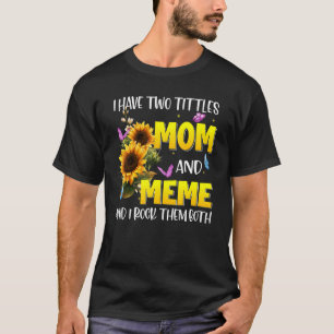T-shirt Béni D'Être Appelé Mème Mème Tournesol Mème