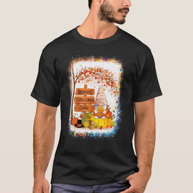 T-shirt Béni D'Être Appelé Soeur Gnome Automne Que (Devant)