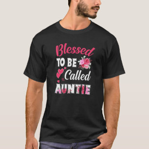 T-shirt Béni D'Être Appelé Tante Drôle Fluale Tante Mo