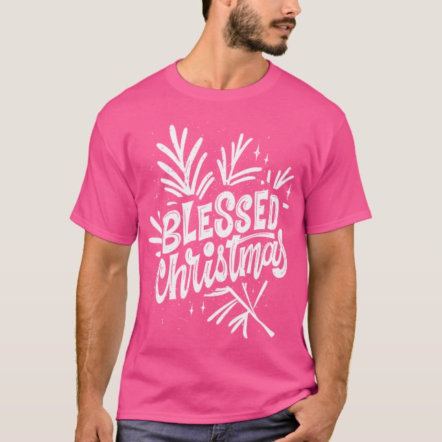 T-shirt Béni garçon de Noël (Devant)