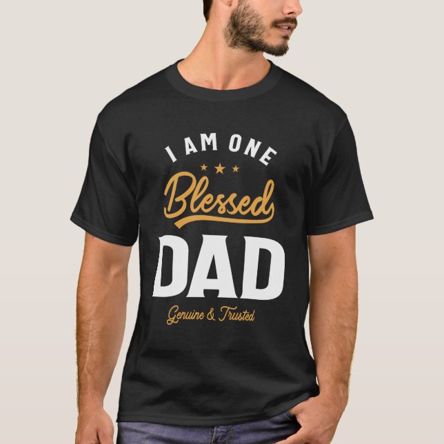 T-shirt Béni papa : Grâces et Fiers - Fête des pères (Devant)