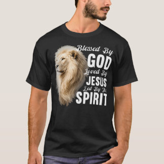 T-shirt Béni par Dieu Aimé par Jésus Conduit par l'Esprit