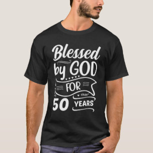 T-shirt Béni Par Dieu Pour 50 Ans Né En 1972