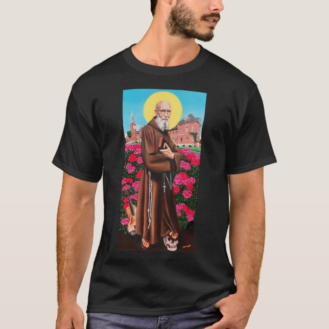 T-shirt Béni Père Solanus Casey Jah Sunny Arts Design (Devant)