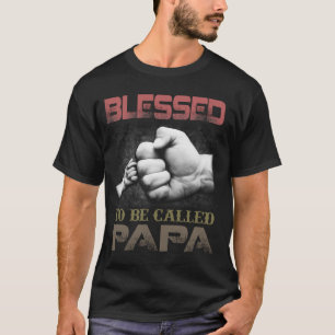 T-shirt béni pour s'appeler les chemises de cadeau de papa