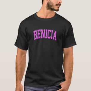 T-shirt Benicia California Ca Sports Athlétiques Vintages