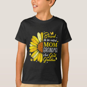 T-shirt Bénie d'être appelée maman grand-mère arrière-gran