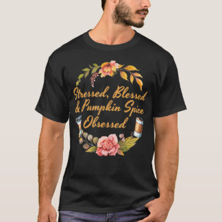 T-shirt Bénie et Citrouille Épice Obsédé PSL Chute