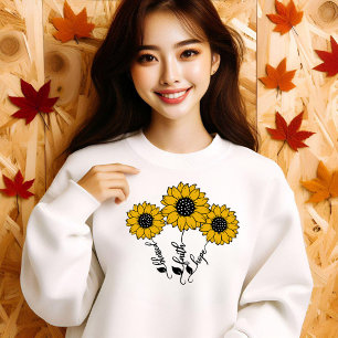 T-shirt Bénie foi Hope Sunflowers