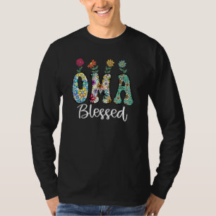 T-shirt Bénie OMA Grand-mère Fleurs Tournesol Fête des mèr