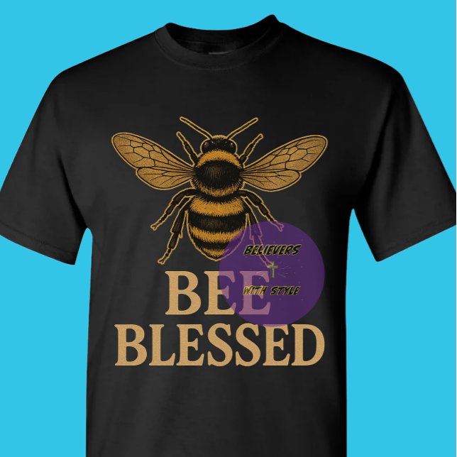 T-shirt Bénie soit l'abeille - Chrétien (Créateur téléchargé)