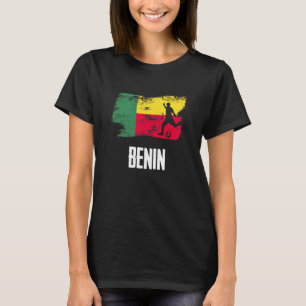 T-shirt Bénin Drapeau Jersey Beninese Soccer Team Beninese