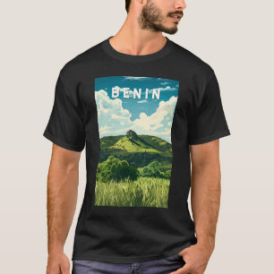 T-shirt Bénin Illustration Voyage Art Vintage