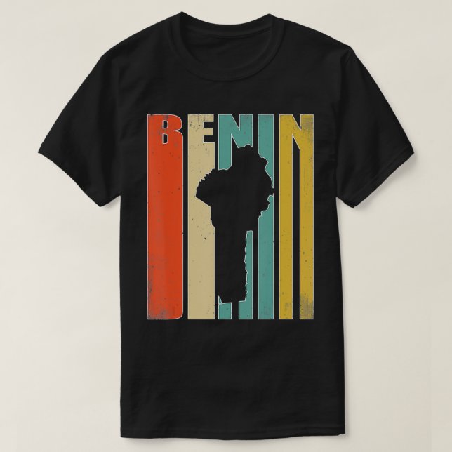 T-shirt Bénin vintage (Design devant)