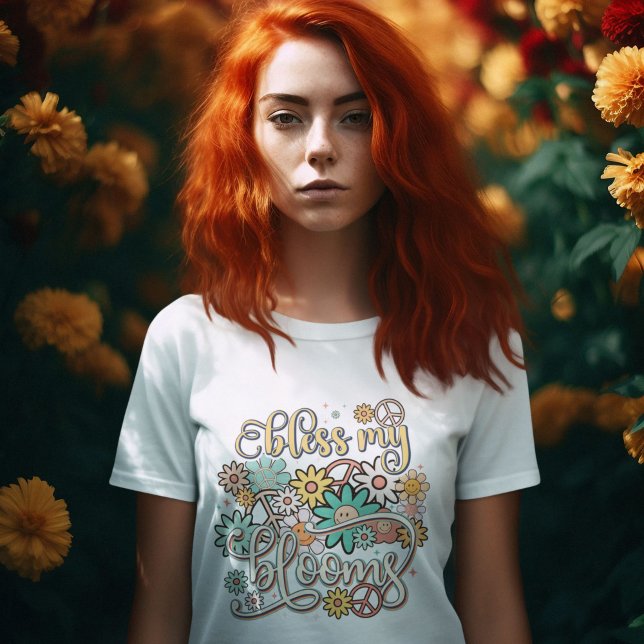 T-shirt Bénir mes fleurs (Créateur téléchargé)