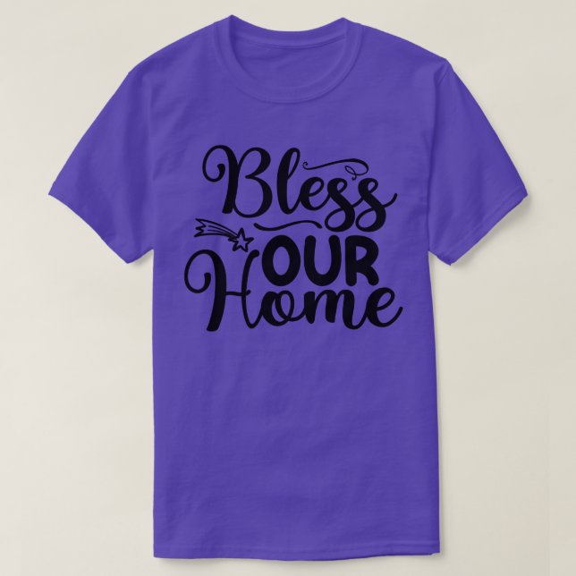 T-shirt Bénir notre maison Porte 1 (Design devant)