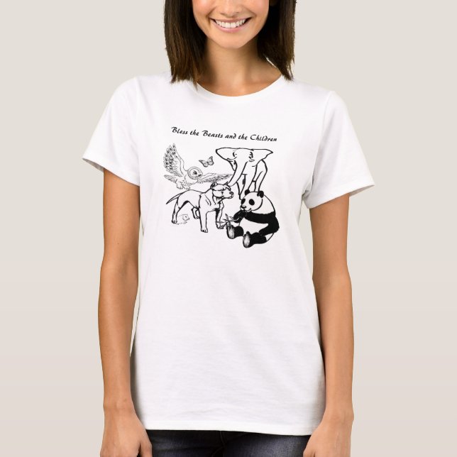 T-shirt Bénissez les bêtes (Devant)