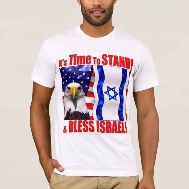 T-shirt Bénissez l'Israël (Devant)