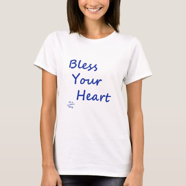 T-shirt Bénissez votre coeur (Devant)