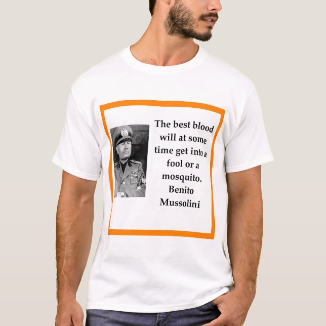 T-shirt Benito Mussolini (Devant)