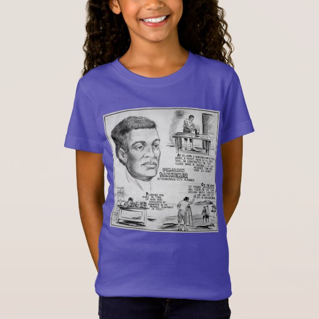 T-Shirt Benjamin Banneker : Black Scientist & Revolutionar (Devant)
