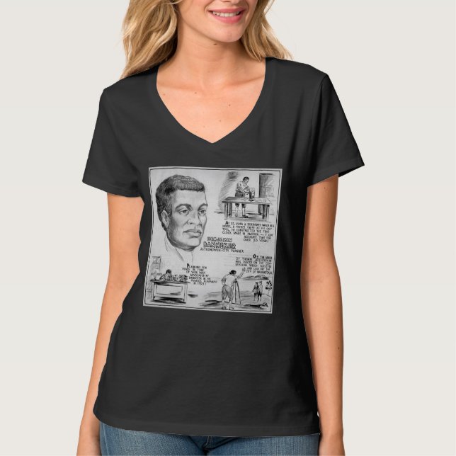 T-shirt Benjamin Banneker : Black Scientist & Revolutionar (Devant)
