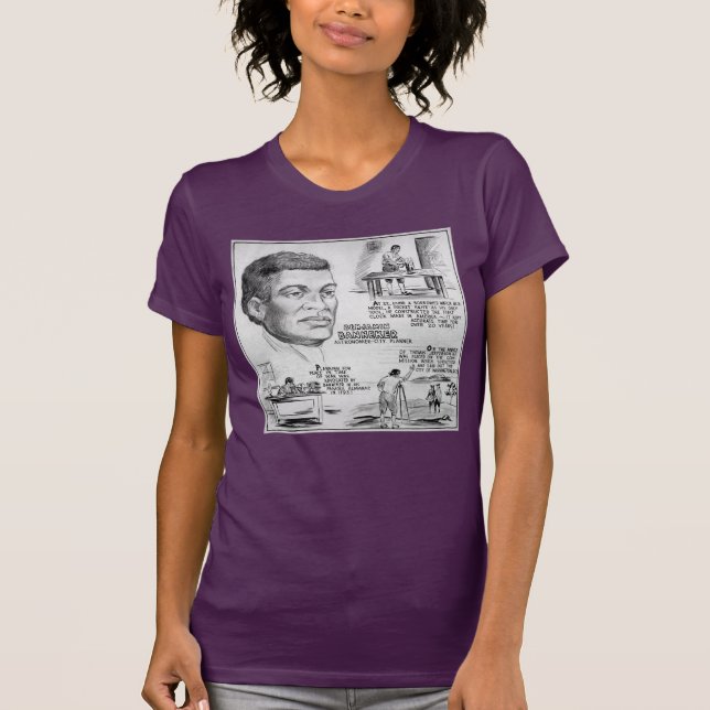 T-shirt Benjamin Banneker : Black Scientist & Revolutionar (Devant)