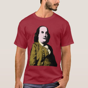 T-shirt Benjamin Franklin dans le style Pop Art