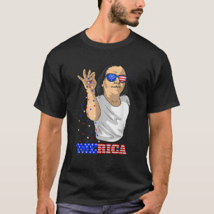 T-shirt Benjamin franklin sel usa américain me 4 juillet