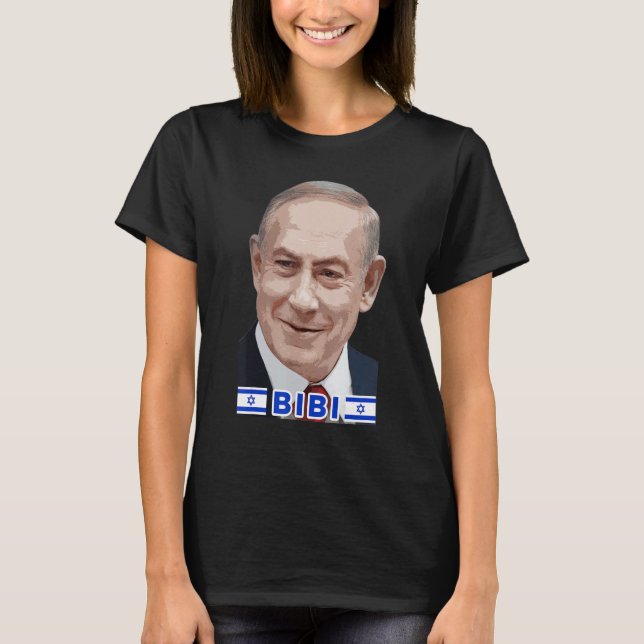 T-shirt Benjamin Netanyahu   Bibi  Prime Minister of State (Devant)
