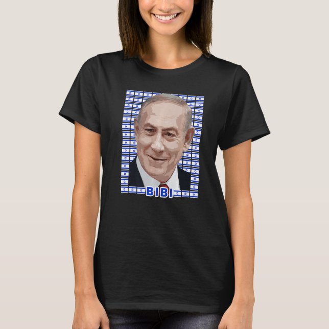 T-shirt Benjamin Netanyahu Premier ministre de l'État juif (Devant)