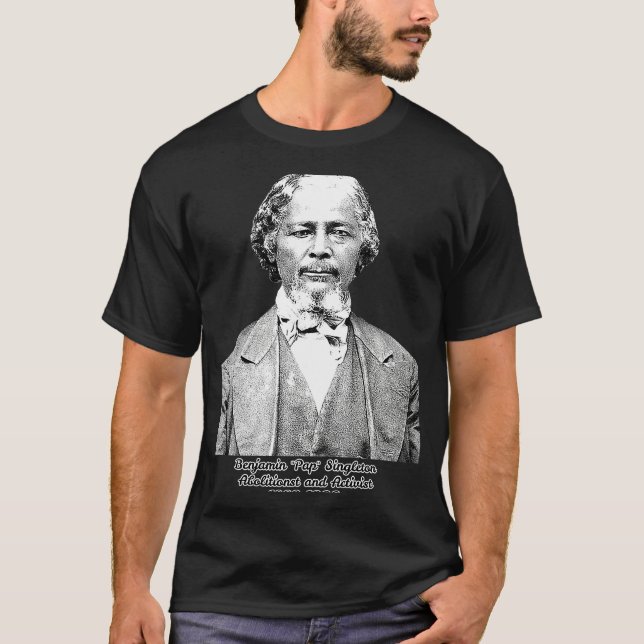 T-shirt Benjamin Pap Singleton 19e siècle Afrique Amérique (Devant)
