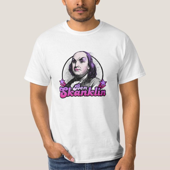 T-shirt Benjamin Skanklin (Devant)