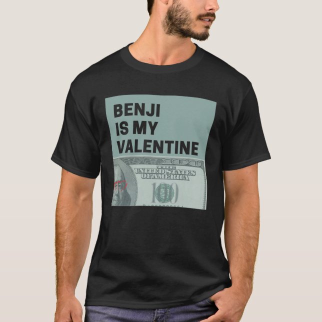 T-shirt Benjis Money is My Valentine Hundreds Bae (Devant)