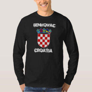 T-shirt Benkovac, Croatie avec armoiries